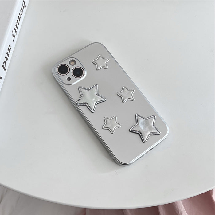 silver star iphone case boogzel apparel