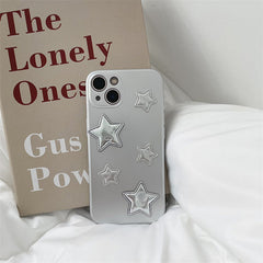 silver star iphone case boogzel apparel