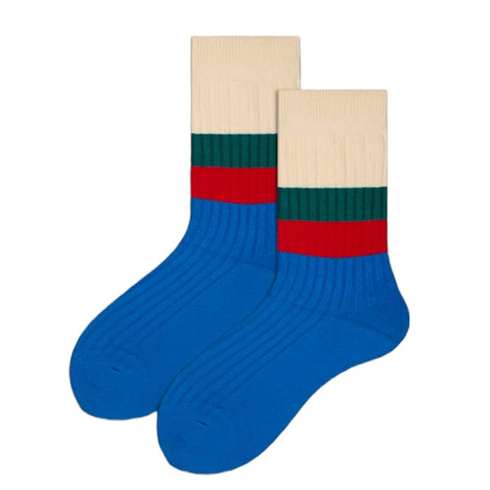 striped ribbed socks boogzel apparel