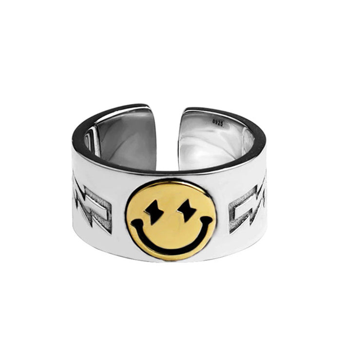 smiley face ring boogzel apparel