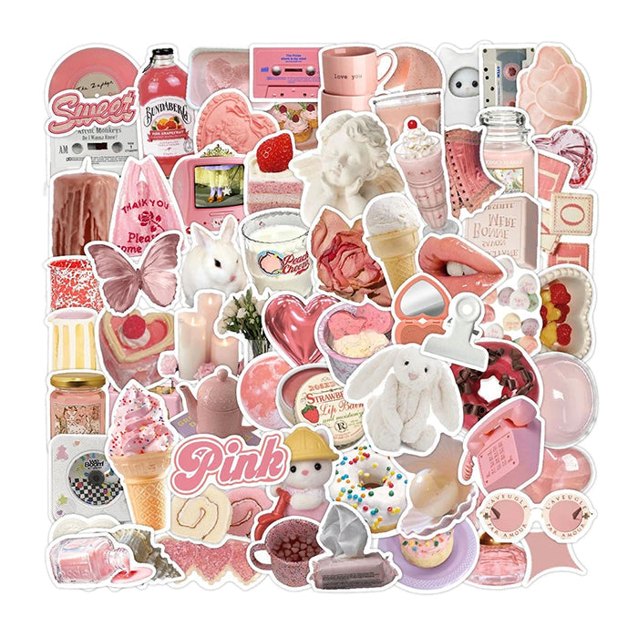 soft girl aesthetic sticker pack boogzel apparel