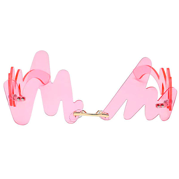 wave shaped frame sunglasses boogzel apparel