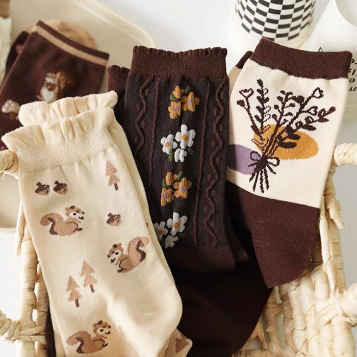 squirrel socks boogzel apparel