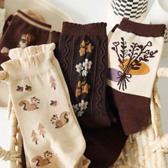 squirrel socks boogzel apparel