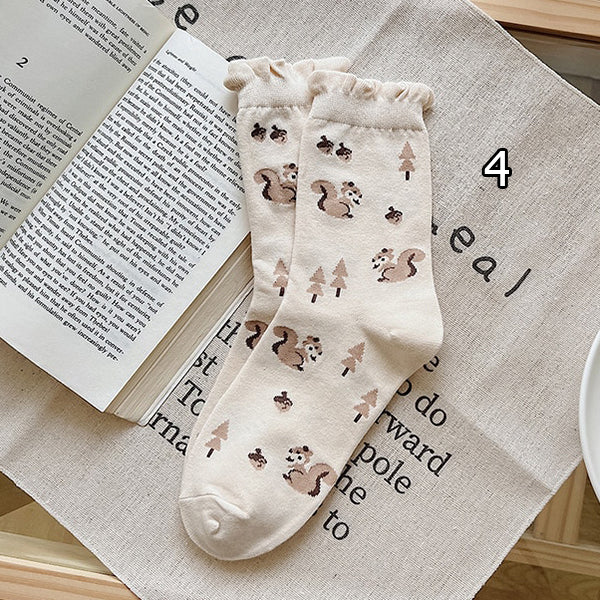 squirrel socks boogzel apparel