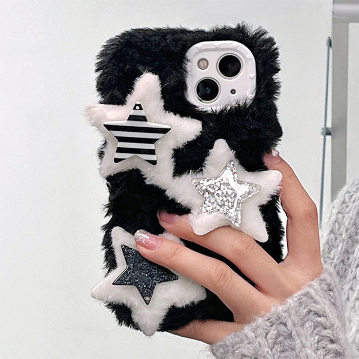 star fluffy iphone case boogzel apparel