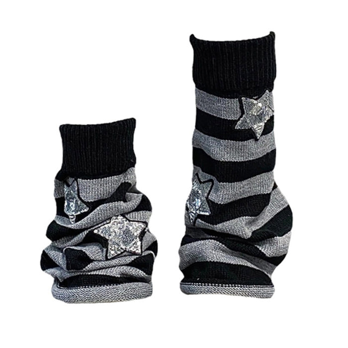 emo aesthetic leg warmers boogzel apparel
