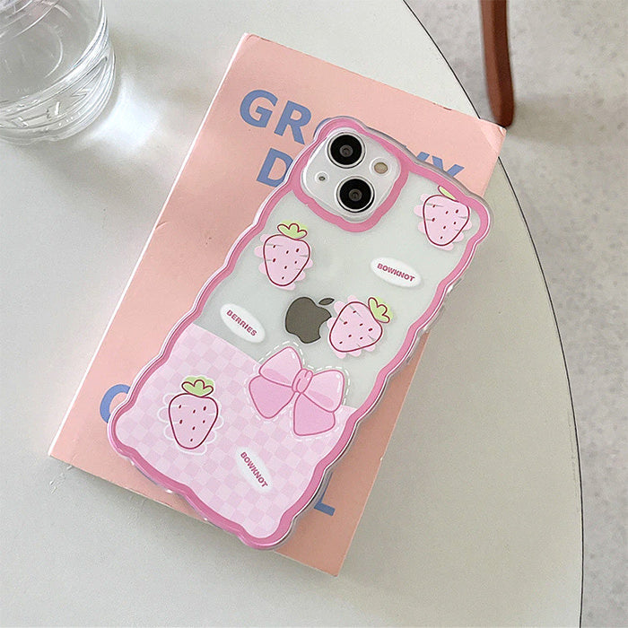 strawberry iphone case boogzel apparel