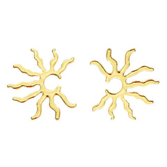 sun gold earrings boogzel apparel