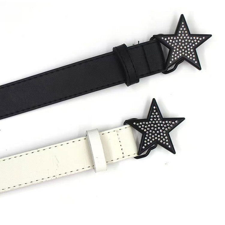 star Y2K Rhinestone Belt boogzel clothing