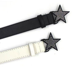 star Y2K Rhinestone Belt boogzel clothing
