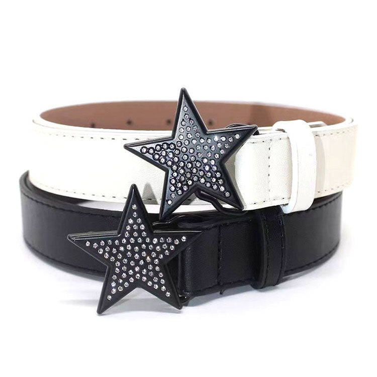 star Y2K Rhinestone Belt boogzel clothing
