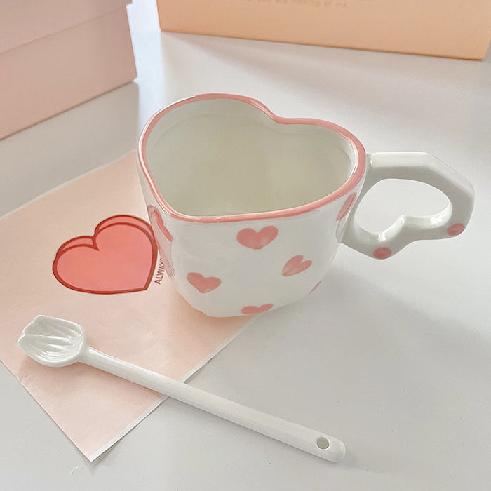 heart ceramic cup boogzel apparel