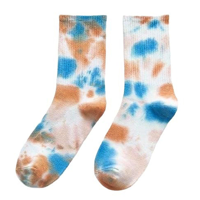tie dye aesthetic socks boogzel apparel