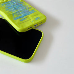 toxic green iphone case boogzel apparel