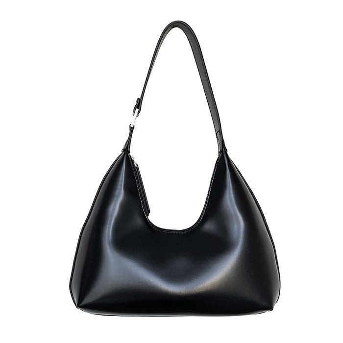 black leather hobo bag boogzel apparel