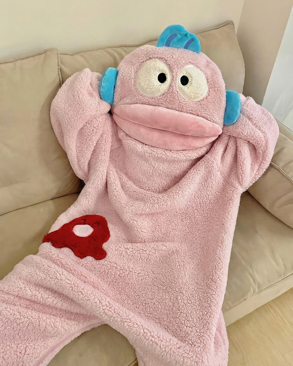 Ugly-Fish-Fleece-Onesie-Pajama - boogzel clothing