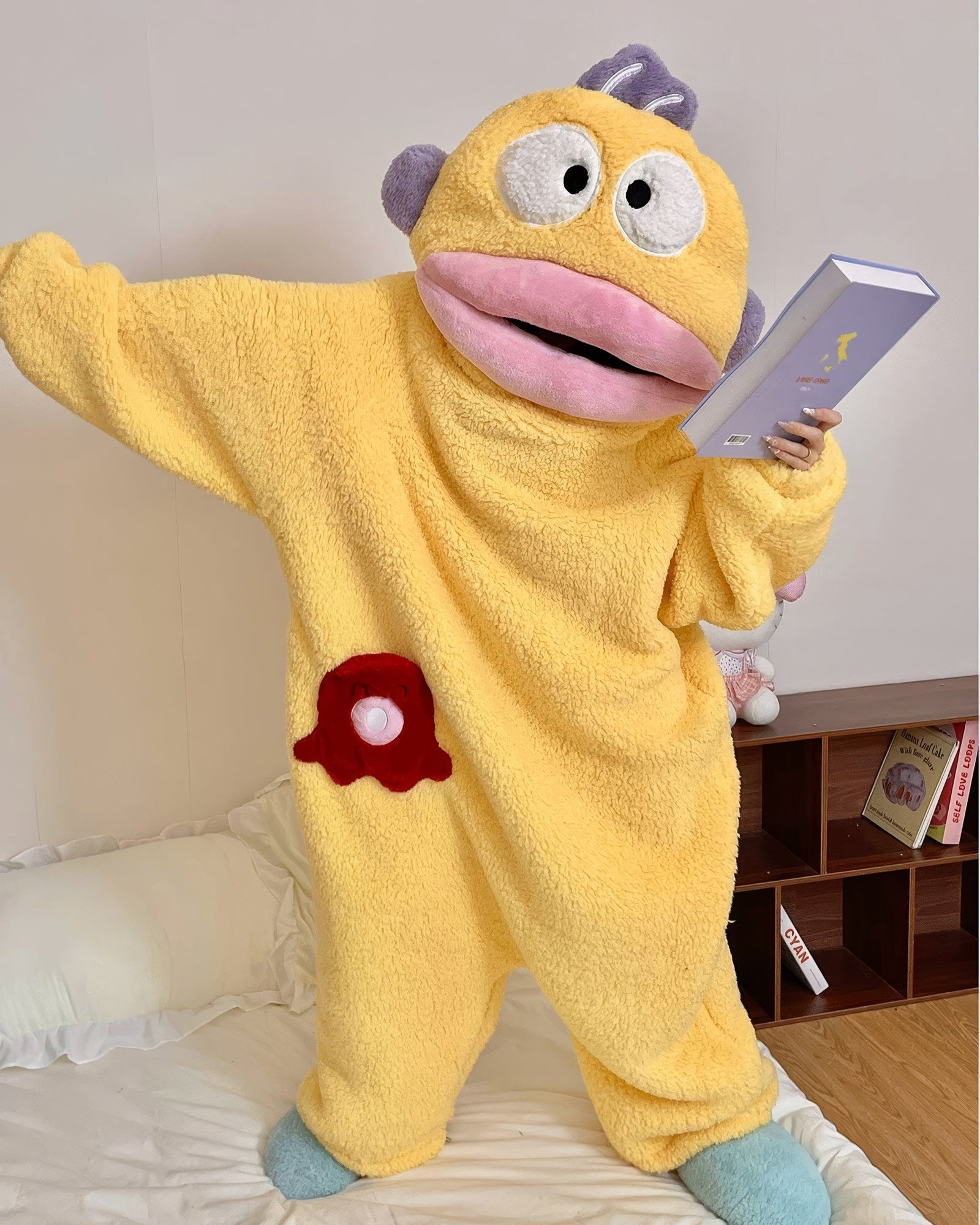 Ugly-Fish-Fleece-Onesie-Pajama - boogzel clothing