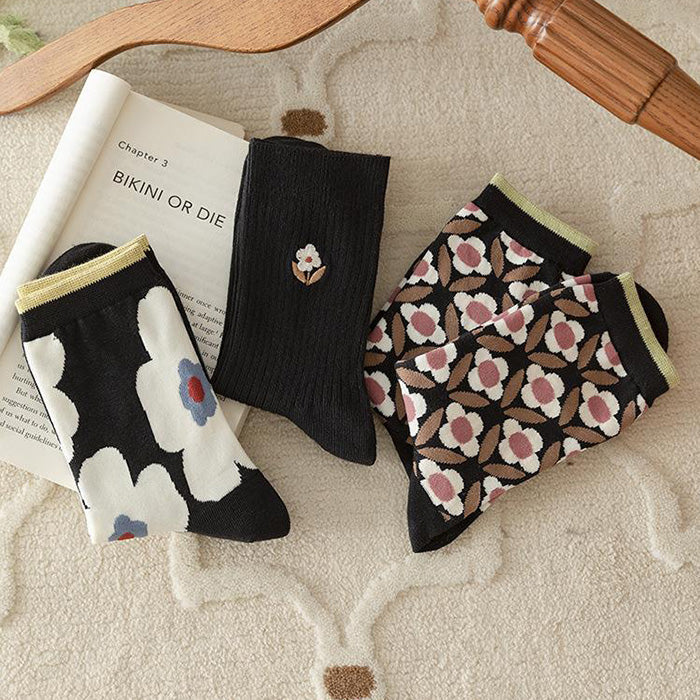 vintage floral socks boogzel apparel