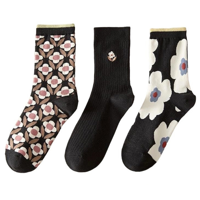 vintage floral socks boogzel apparel