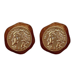 vintage aesthetic coin earrings boogzel clothing