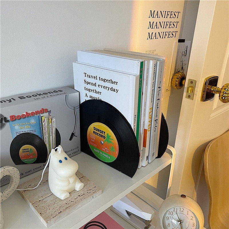 Vinyl Record Book Stand boogzel home decor