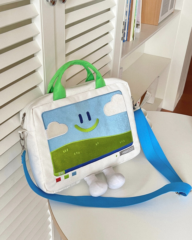 Windows 95 Handbag laptop legs boogzel clothing
