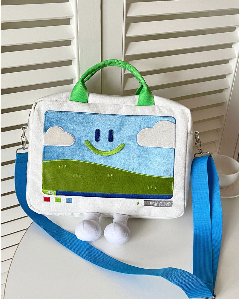 Windows 95 Handbag laptop legs boogzel clothing