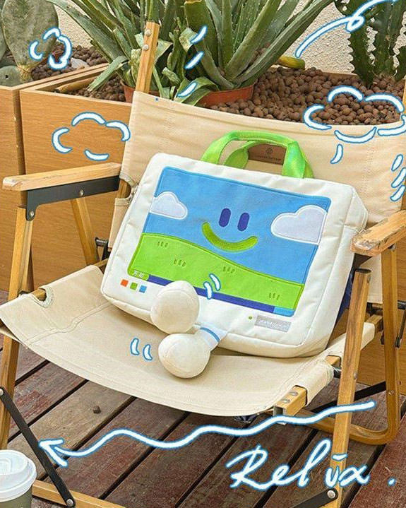 Windows 95 Handbag laptop legs boogzel clothing