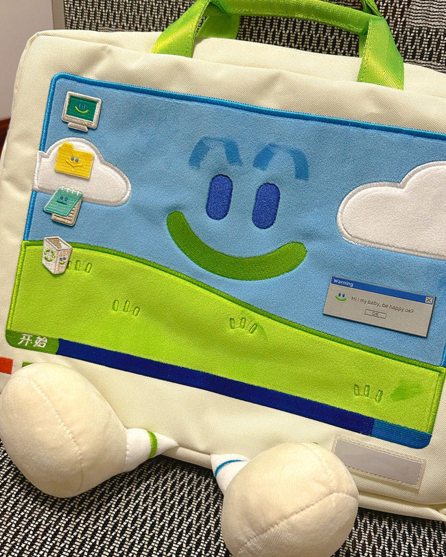 Windows 95 Embroidery Handbag - Boogzel Clothing