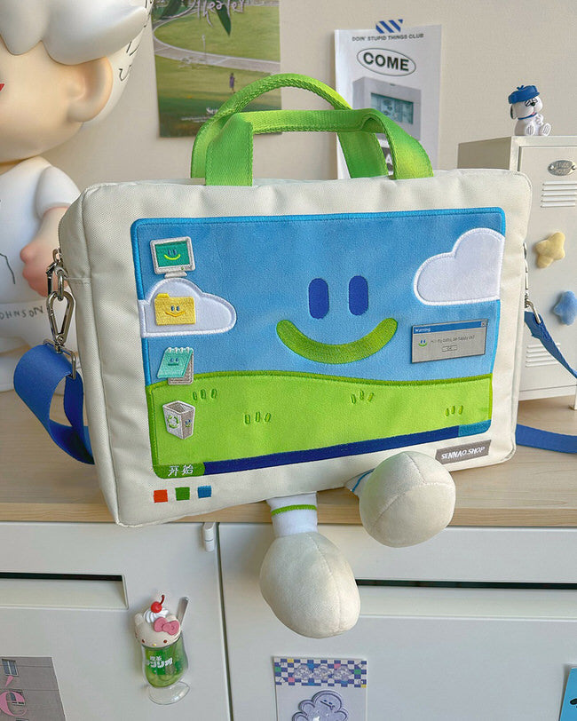 Windows 95 Embroidery Handbag - Boogzel Clothing