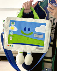 Windows 95 Embroidery Handbag - Boogzel Clothing