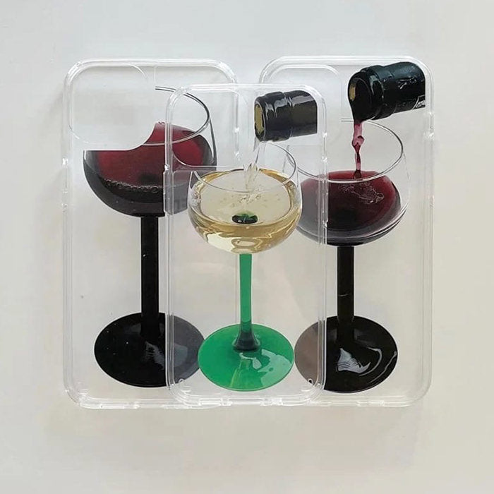 wine glass iphone case boogzel apparel