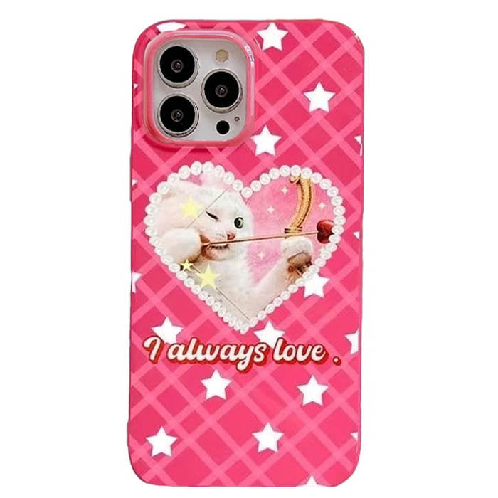 y2k cat iphone case boogzel apparel