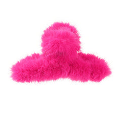 y2k pink fuzzy hair claw boogzel apparel
