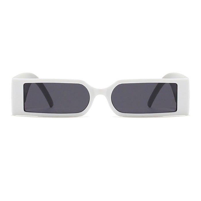 white rectangle sunglasses boogzel apparel
