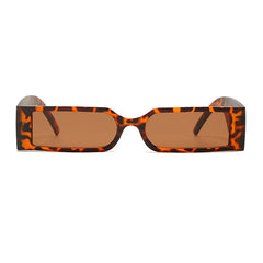leopard rectangle sunglasses boogzel apparel