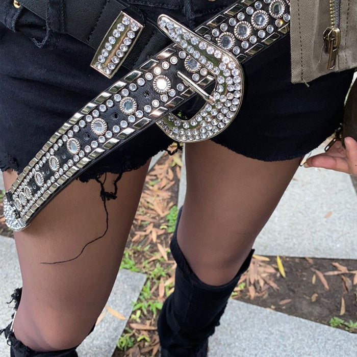 y2k black belt boogzel apparel