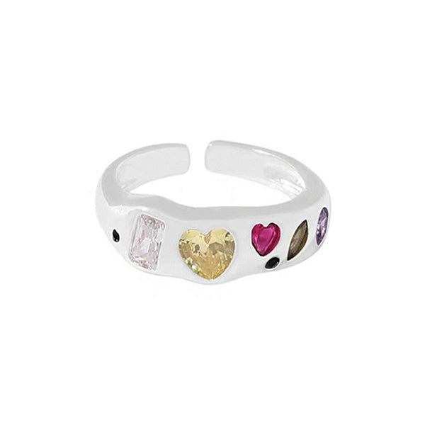 y2k rhinestone gem ring boogzel apparel