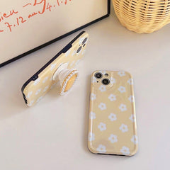 yellow floral iphone case boogzel apparel