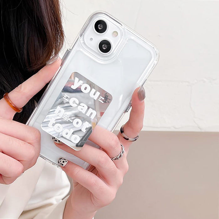 aesthetic mirror iphone case boogzel apparel
