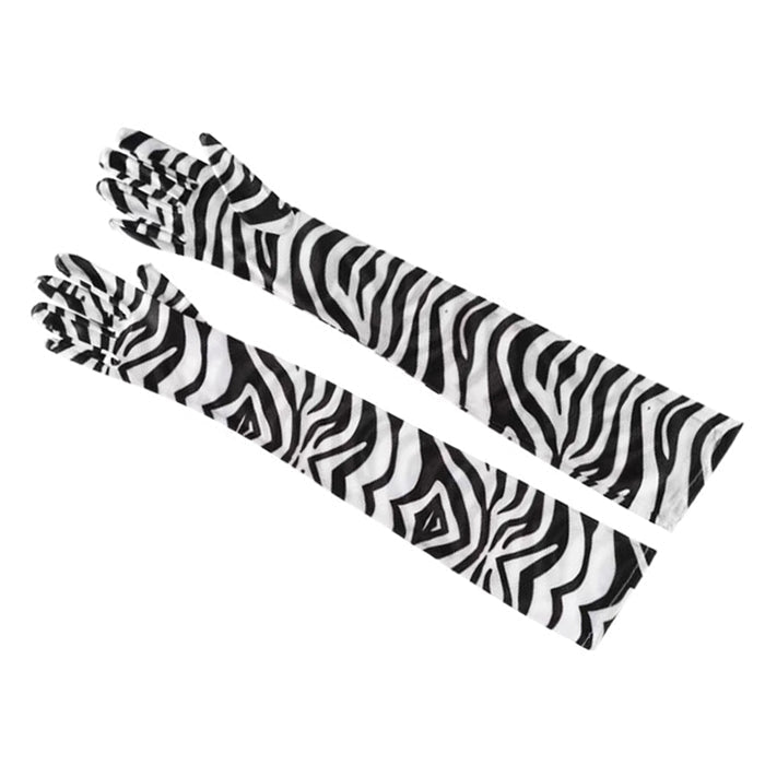 zebra print gloves boogzel apparel