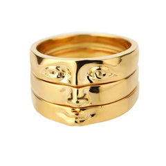 abstract face ring boogzel clothing