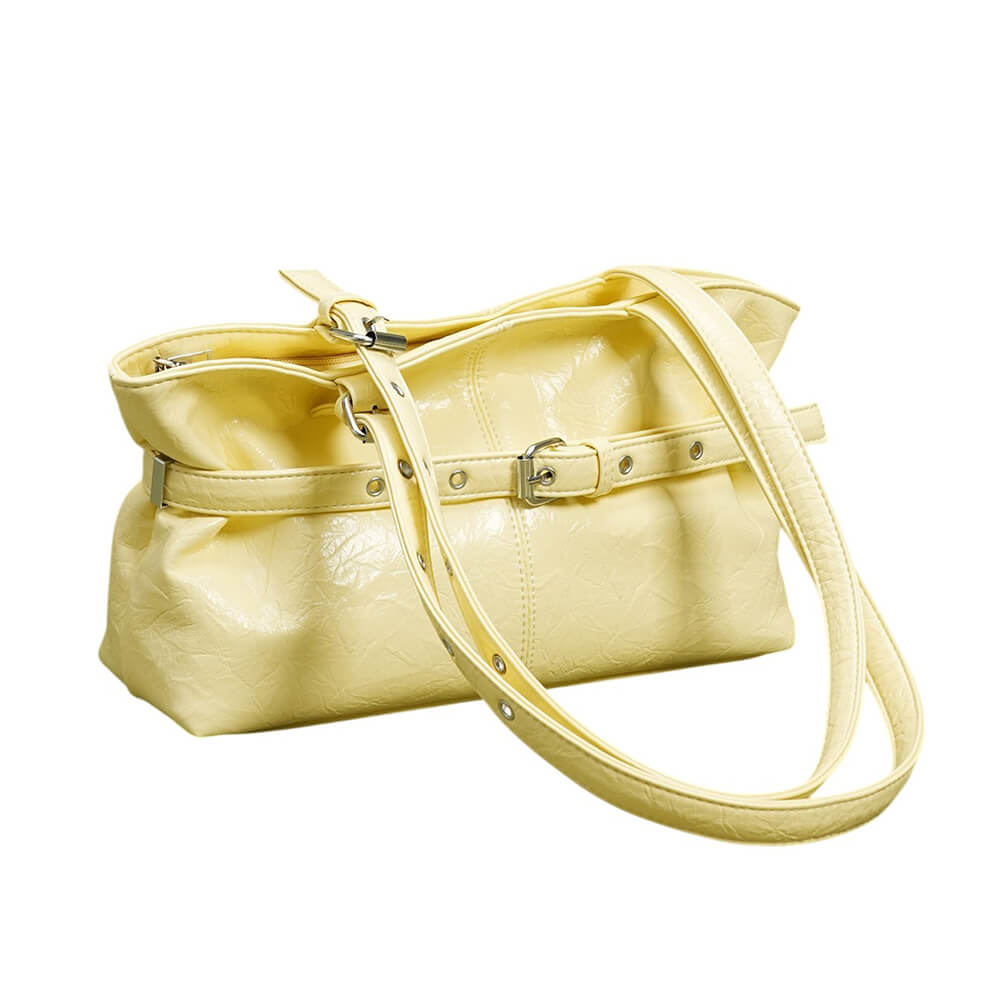 aesthetic buckle shoulder bag boogzel clothing