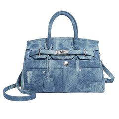 aesthetic denim handbag boogzel clothing