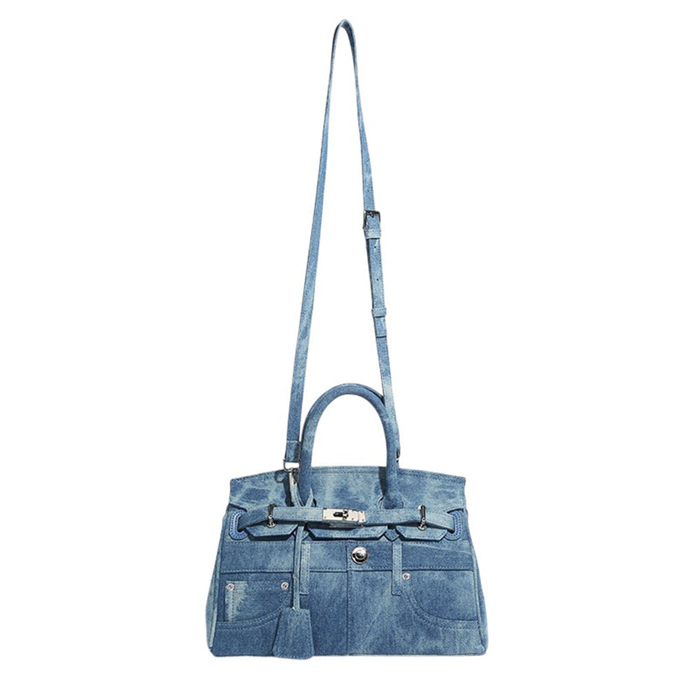 aesthetic denim handbag boogzel clothing