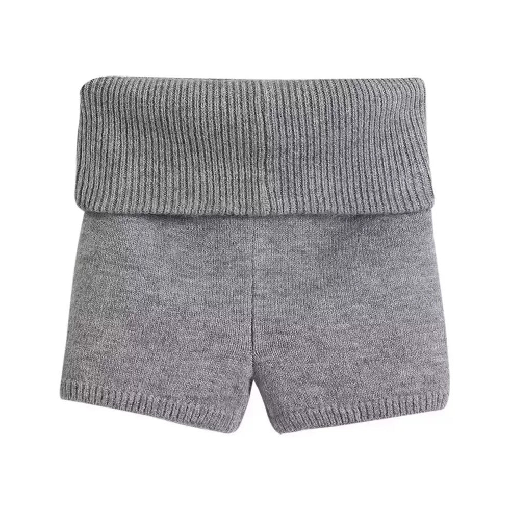 aesthetic knit shorts boogzel clothing