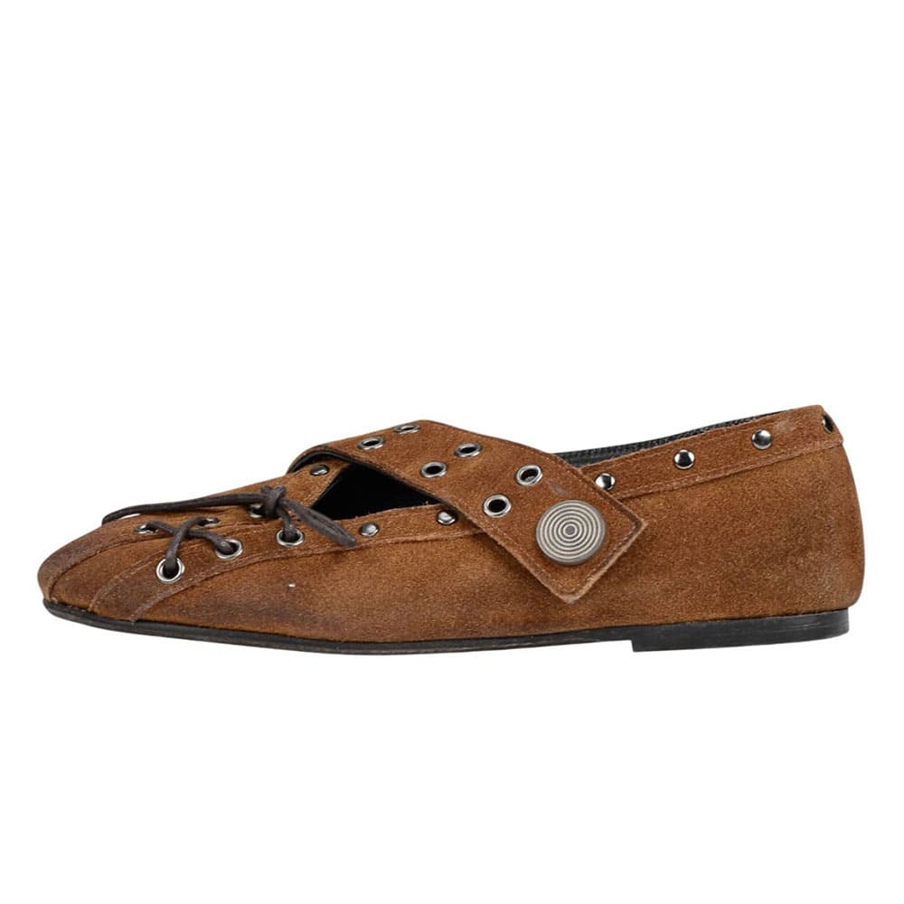 aesthetic lace up ballet flats boogzel clothing