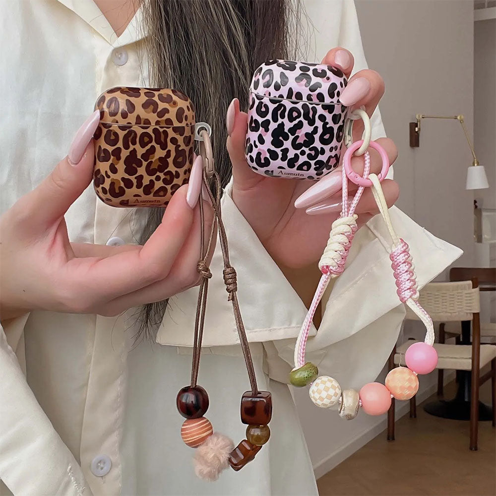 aesthetic leopard airpods case boogzel clothing