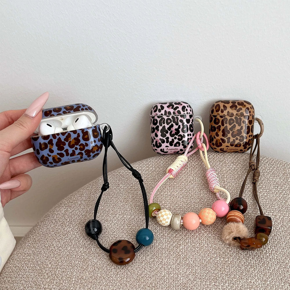 aesthetic leopard airpods case boogzel clothing